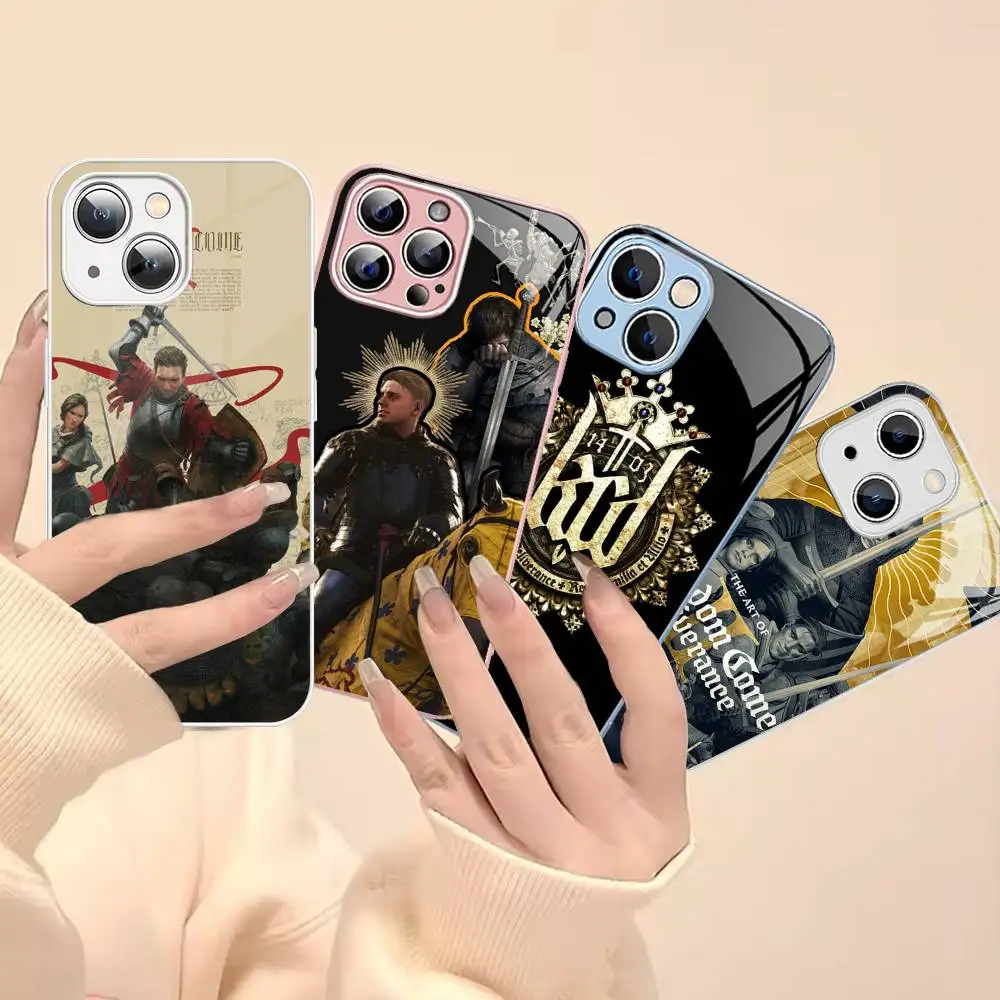 Historical Game Kingdom Come Deliverance Tempered Glass For Iphone 14 13 12 11 Pro Mini XS MAX 14Plus X XS XR Fundas