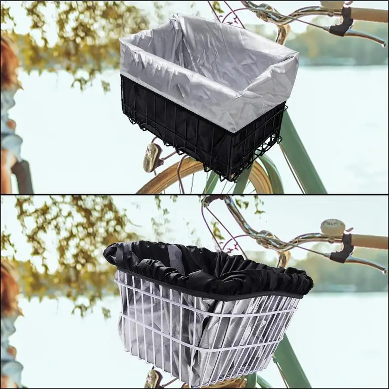 

Bike Basket Liner | Motorcycle Rainproof Waterproof Basket Rain Cover Bicycle Basket Liners For Wire Baskets