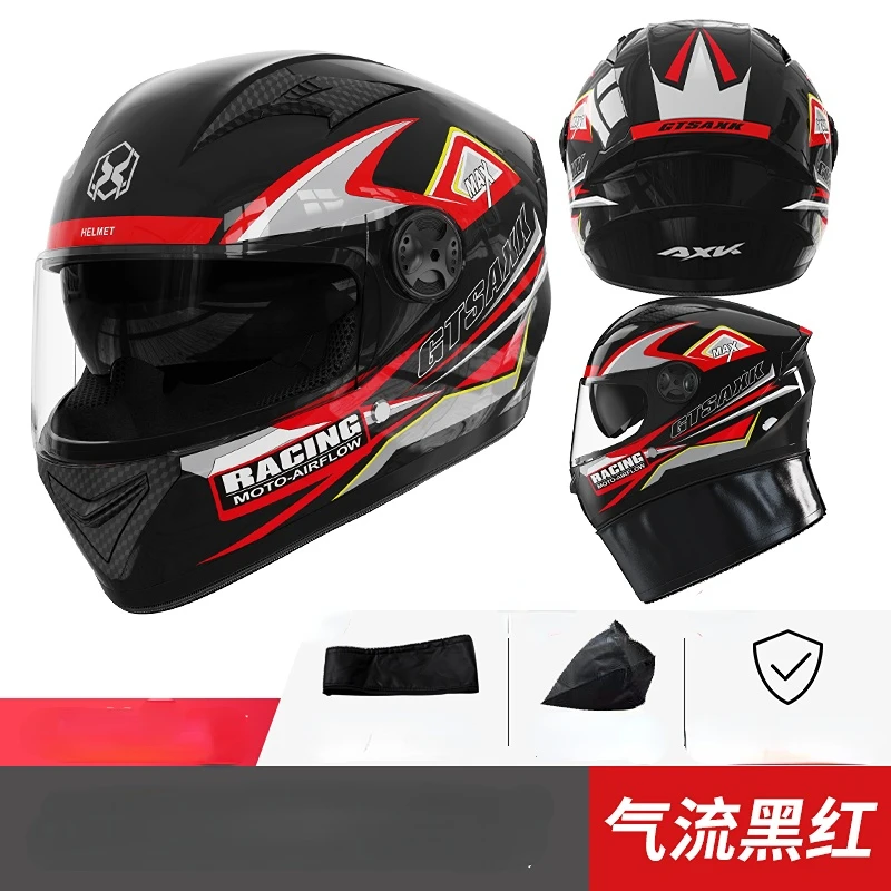 

Motorcycle Helmet Full Face Double Visor Sports helmet Motocross helmet Racing Helmets Unisex Racing Helmets axk577