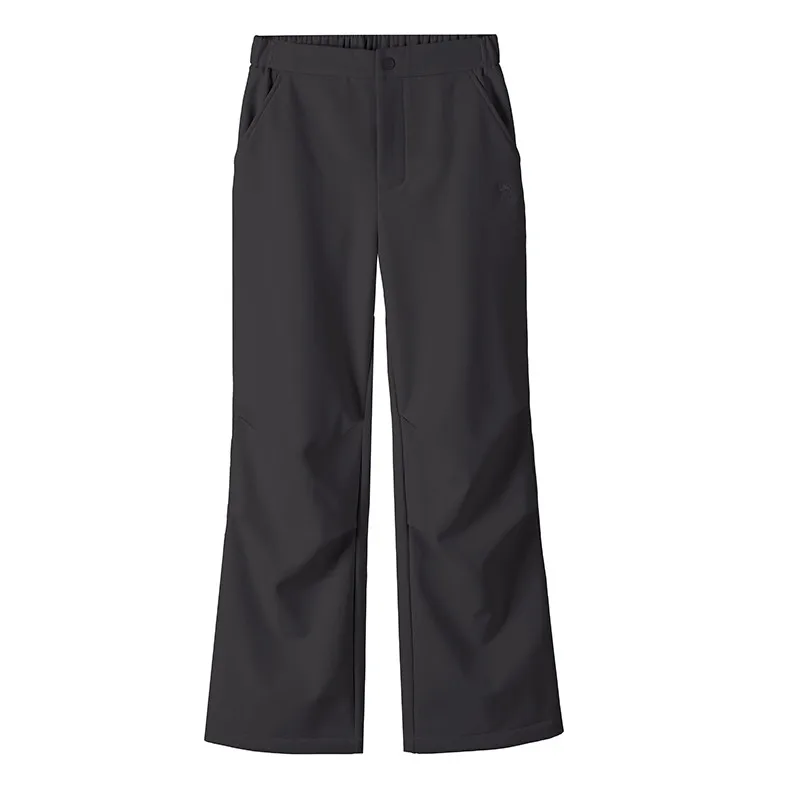 GOLDEN CAMEL Men's Hiking Pants Workwear Warm Plus Fleece Pant Straight Paratrooper Loose Sport Trousers Outdoor Water-repellent
