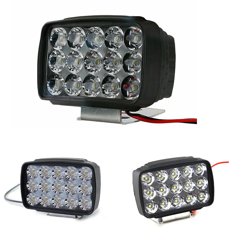 دراجة نارية المصباح بقعة ضوء ، سكوتر الإضاءة ، موتو مركبة UTV ، 15 LED ، 1000LM