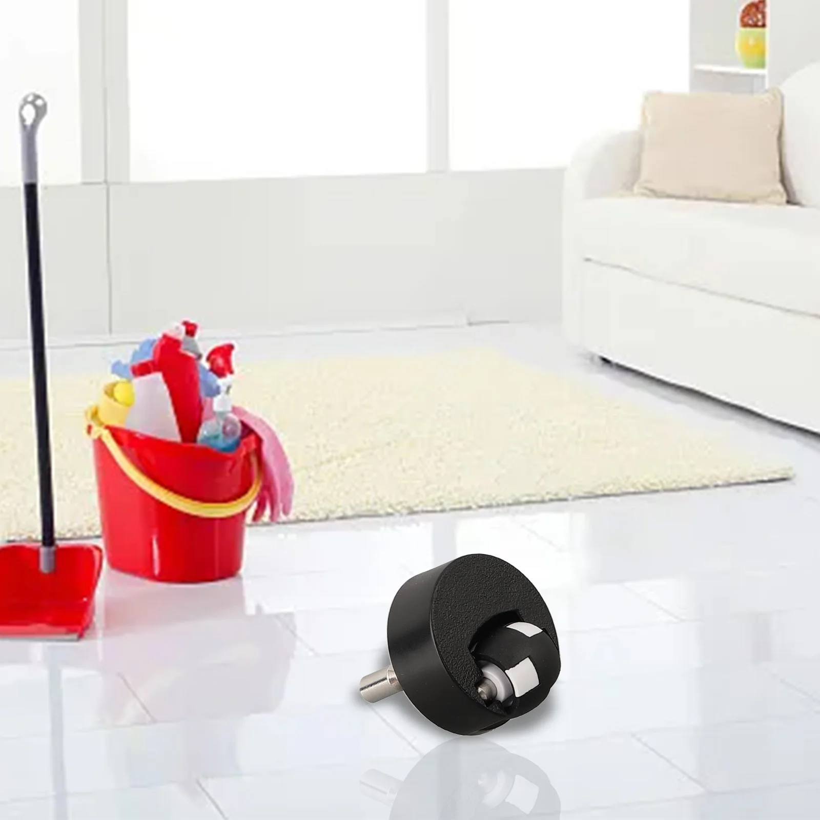 Robot Cleaner Plastic Metal Front Castor Wheel Floor Washing Robot Cleaner Plastic Replacement Part Floor Washing