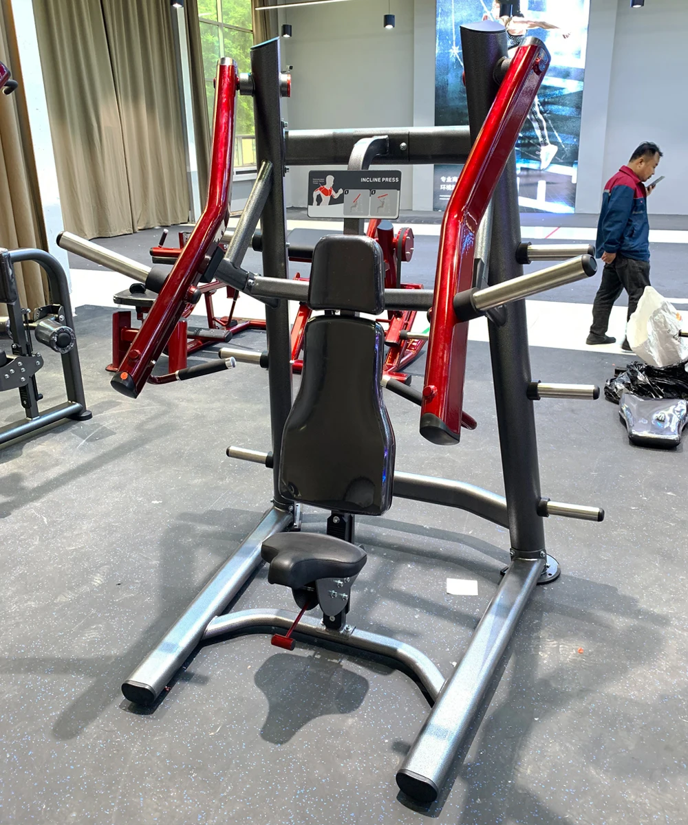 Fitness Bodybuilding Equipment Gym Strength Training Plate Loaded Incline Chest Press Machine