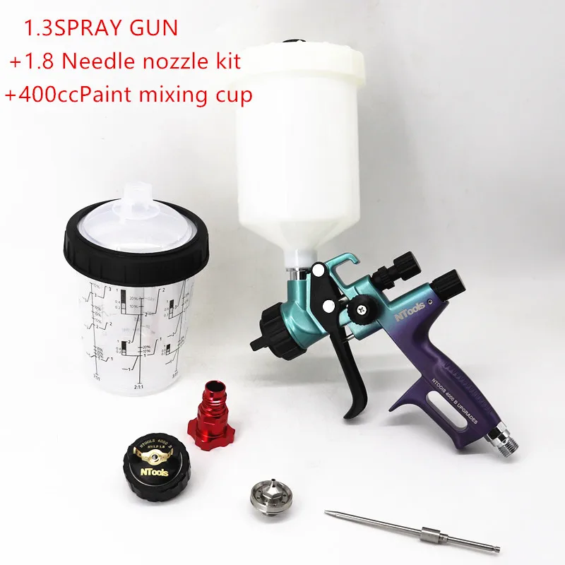 pistola-de-pulverizaciOn-hvlp-4000b-de-alta-calidad-13-y-18mm-con-taza-mezcladora-de-pintura-boquilla-de-acero-inoxidable-profesional