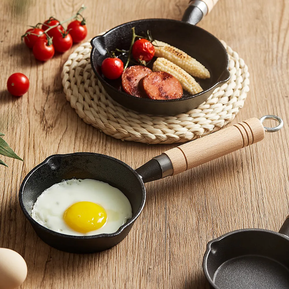 

Compact Iron Small Pot Thick Handle Butter Melting Pan Oil Boil Pot Multifunctional Milk Warmer Egg Frying Pan Kitchen Saucepan