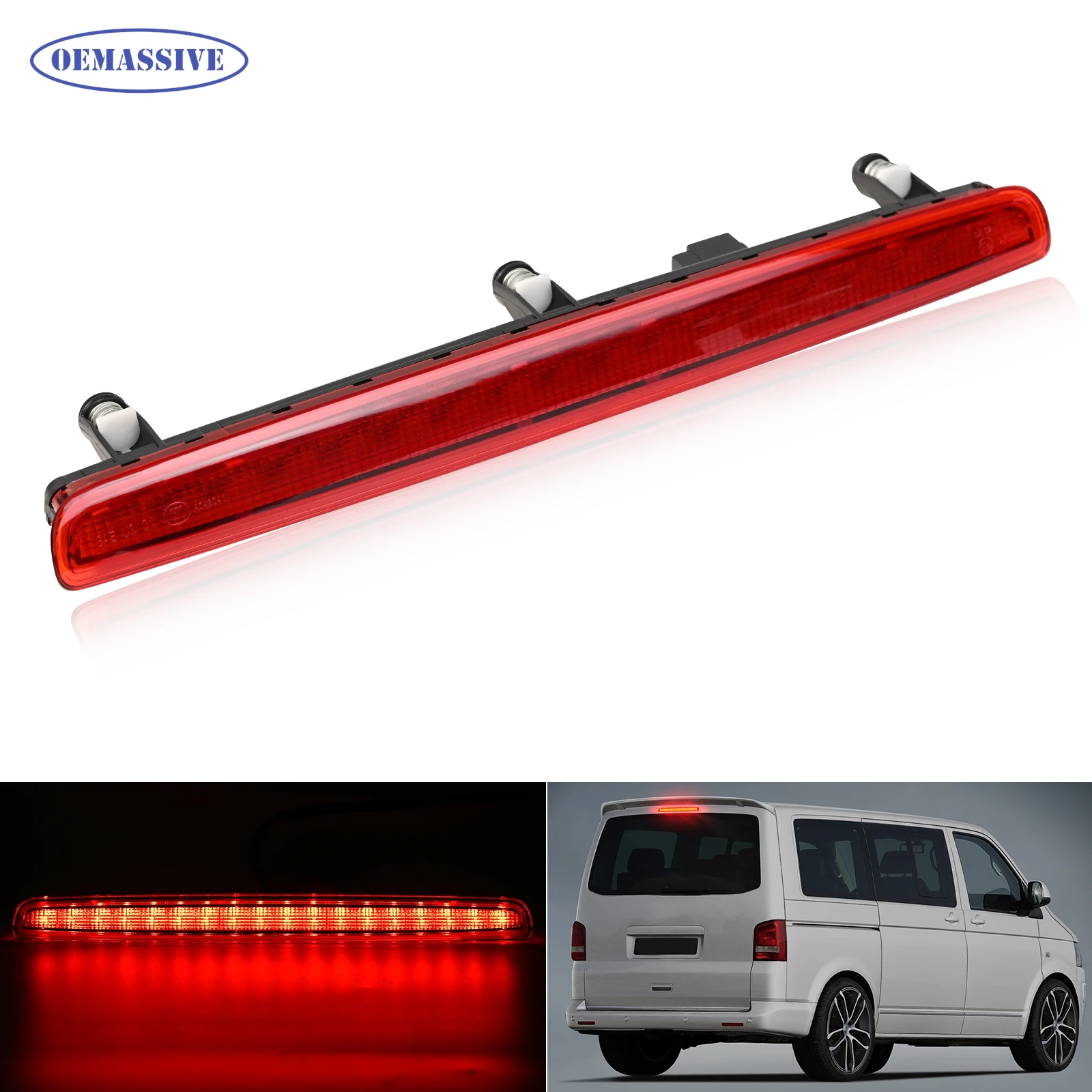 Third LED Brake Light 3rd Tailgate Brake Light for VW Volkswagen Transporter T5 Caravelle Multivan 2003-15 7E0945097A 7E0945097G