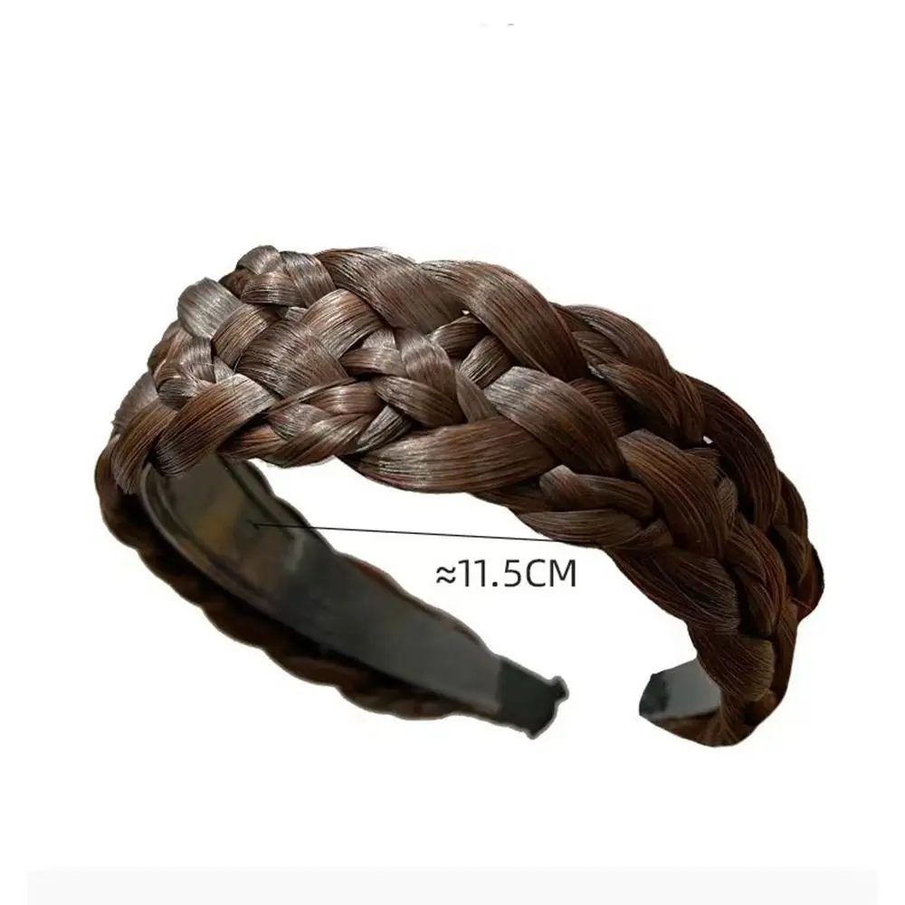 ที่คาดผมทรงสูงแบบเกาหลีสำหรับผู้หญิง ที่คาดผมแบบมีห่วงกว้าง ที่คาดผมแบบมีวิกผมหกเส้น