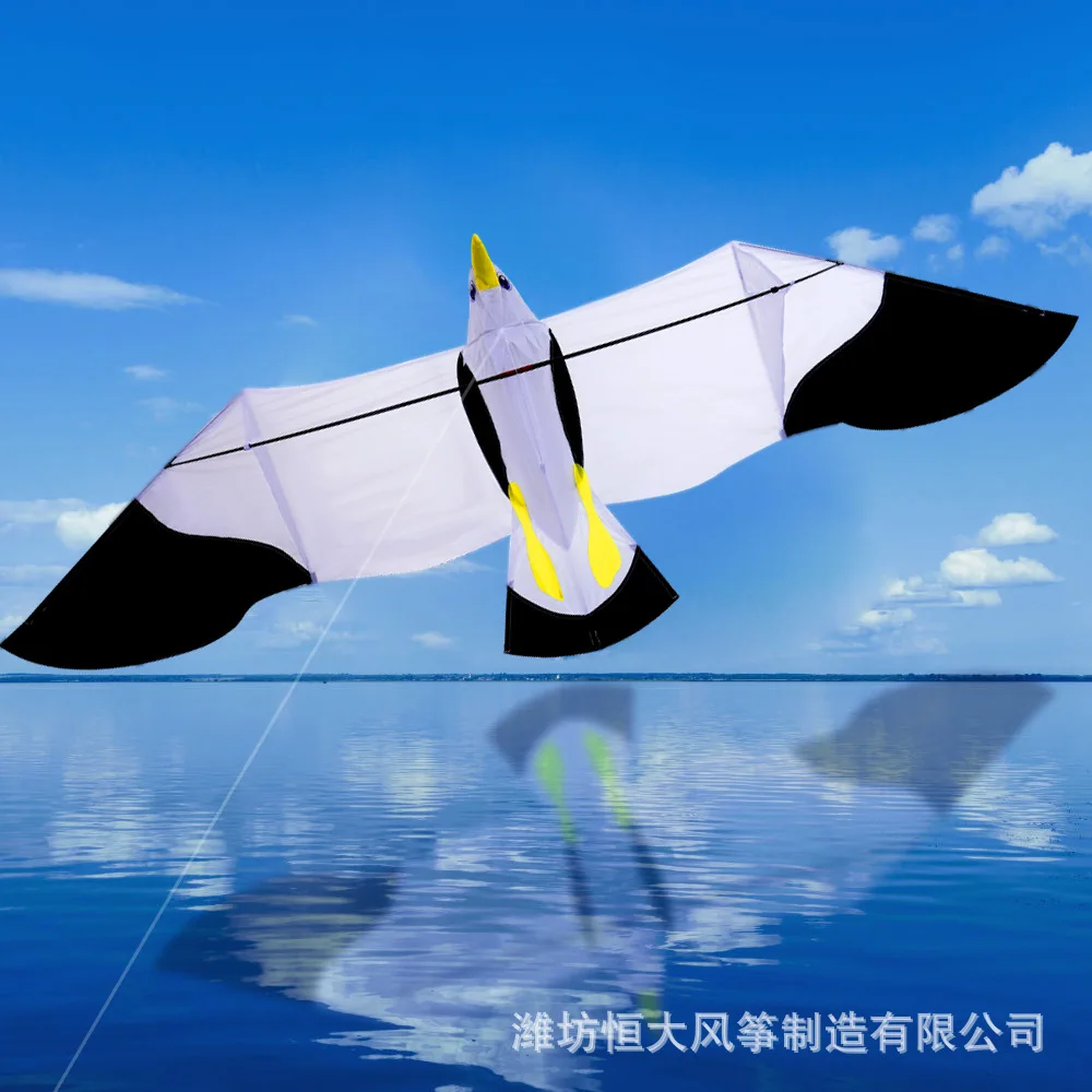 2 เมตร 3D ขนาดใหญ่ Kite Eagle Parrot Seagull Kite ภาพเหมือนจริงเหมือนจริง Easy Flying Kite เด็กของขวัญวันเกิด