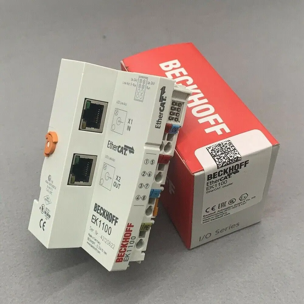 NEW Beckhoff EK1100 EK 1100 Coupler Coupling of EtherCAT Terminals In Box