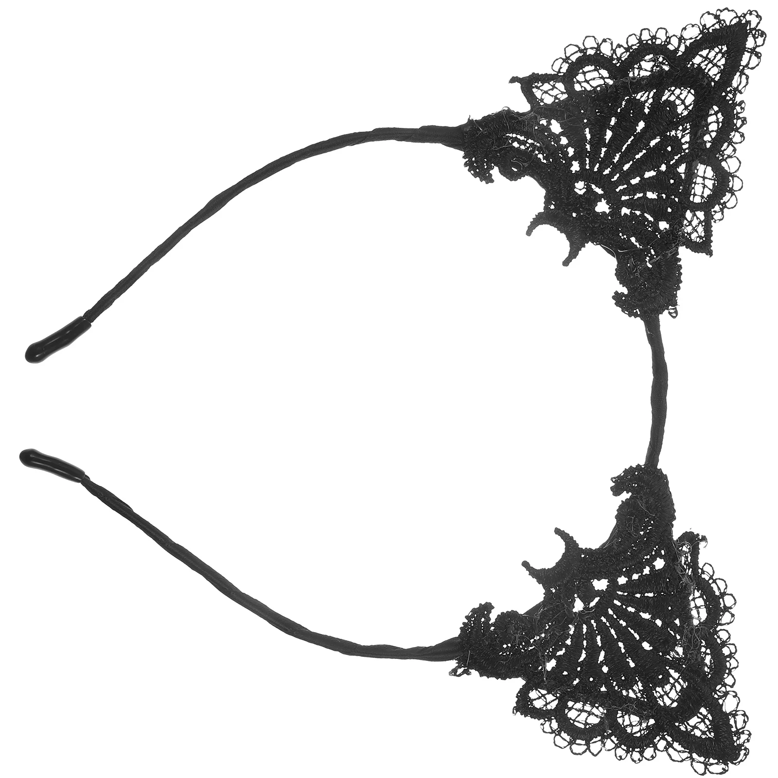 

Lovely Lace Cat Ears Headband Hair Headpiece Hairdress for Party Costume Cat Ear Hair Hoop Hair for Women