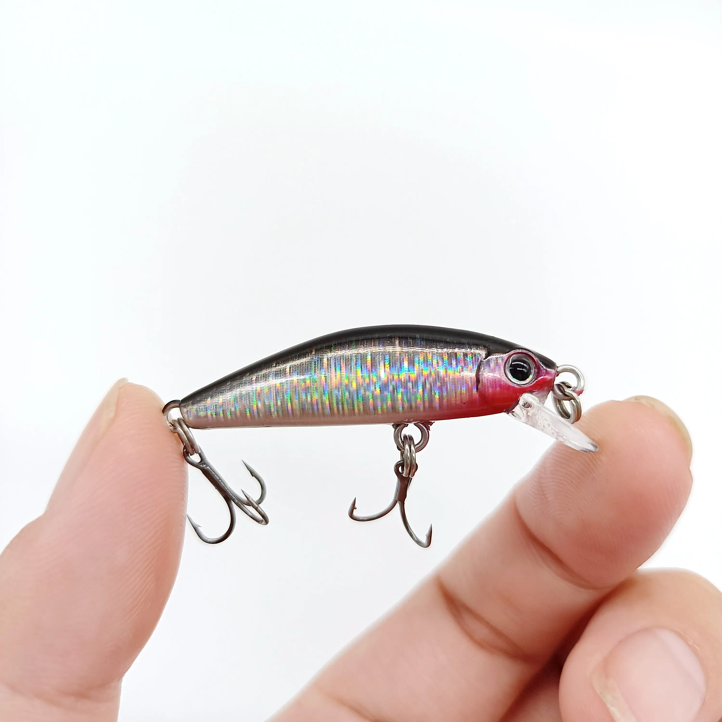 DUODUOYU 1PCS Small Sinking Minnow Wobblers Fishing Lures 2.5g/40mm Trout Artificial Hard Bait Jerkbait Crankbait Bass Tackle