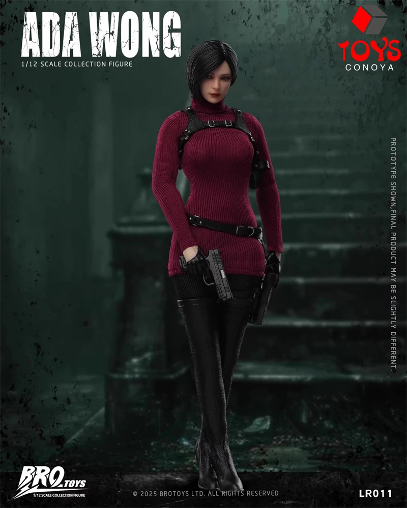 BROTOYS LR011 1/12 Scale Female Spy Movable Eyes Action Figure 6