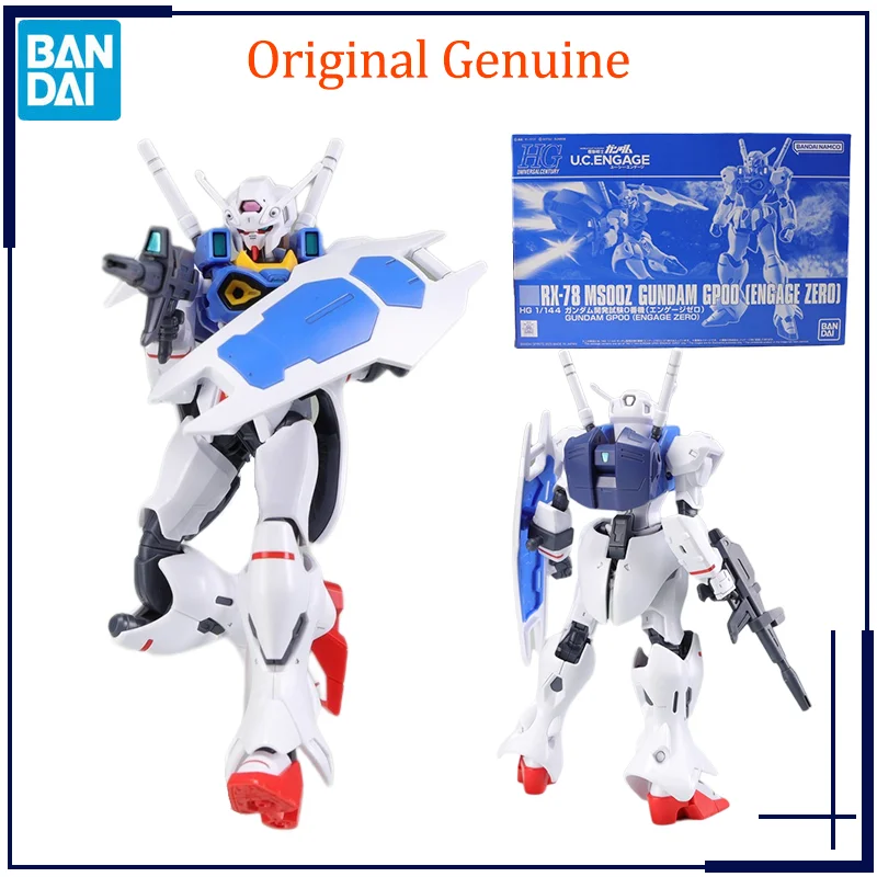 Original Genuine Bandai Anime RX-78 MS00Z GUNDAM GP00 [Engage Zero] HGUC 1/144 Assembly Model Toys Action Figure Gifts For Kids