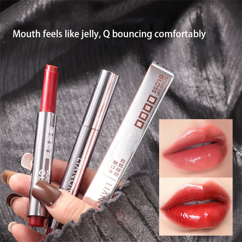 Moisturizing Lip Moisturizer Press Solid Lip Gloss Beauty And Health Pouty Lip Gloss Hydrating And Clear Water Light Mirror