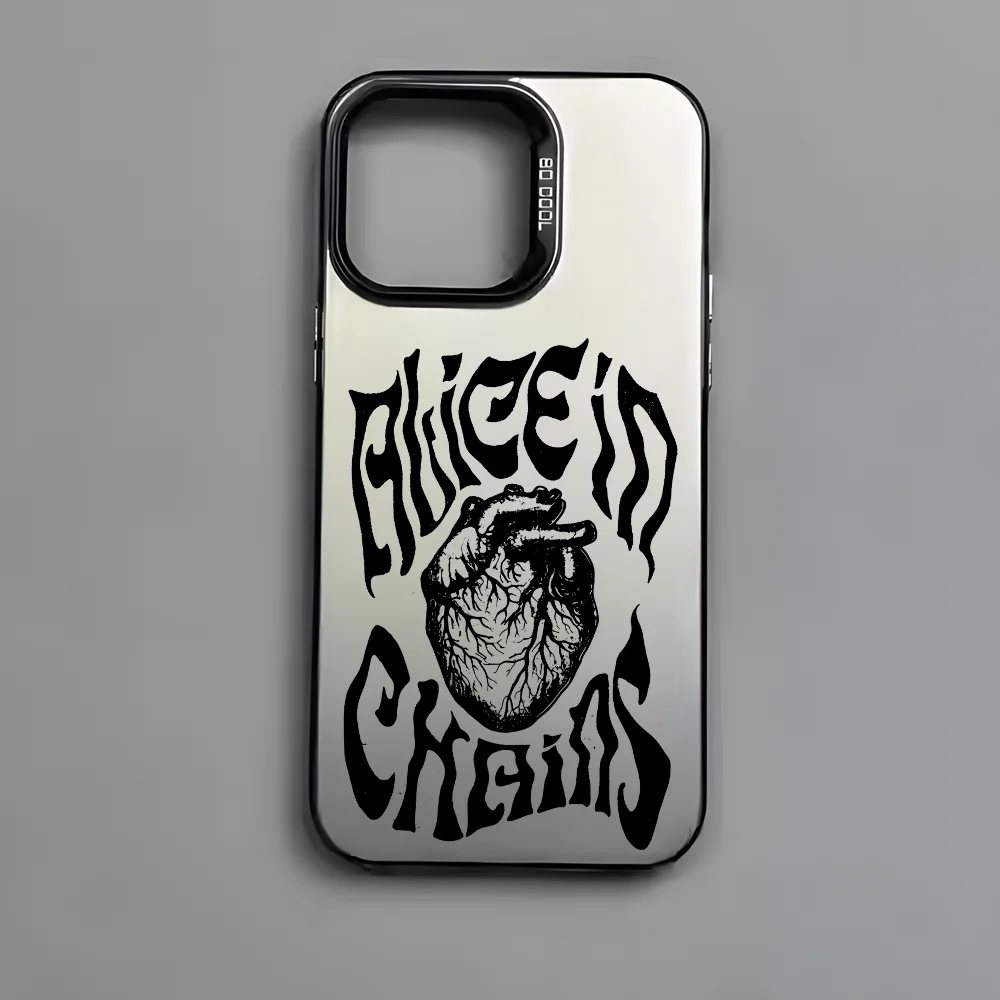 테크노 스파크 고 30C 20 10 7 포바 6 카몬 40 30 아이텔 P36 A48 S23 프로 4G 5G용 A-앨리스 인 C-체인즈 랩 폰 케이스 (무광택 후면 커버)