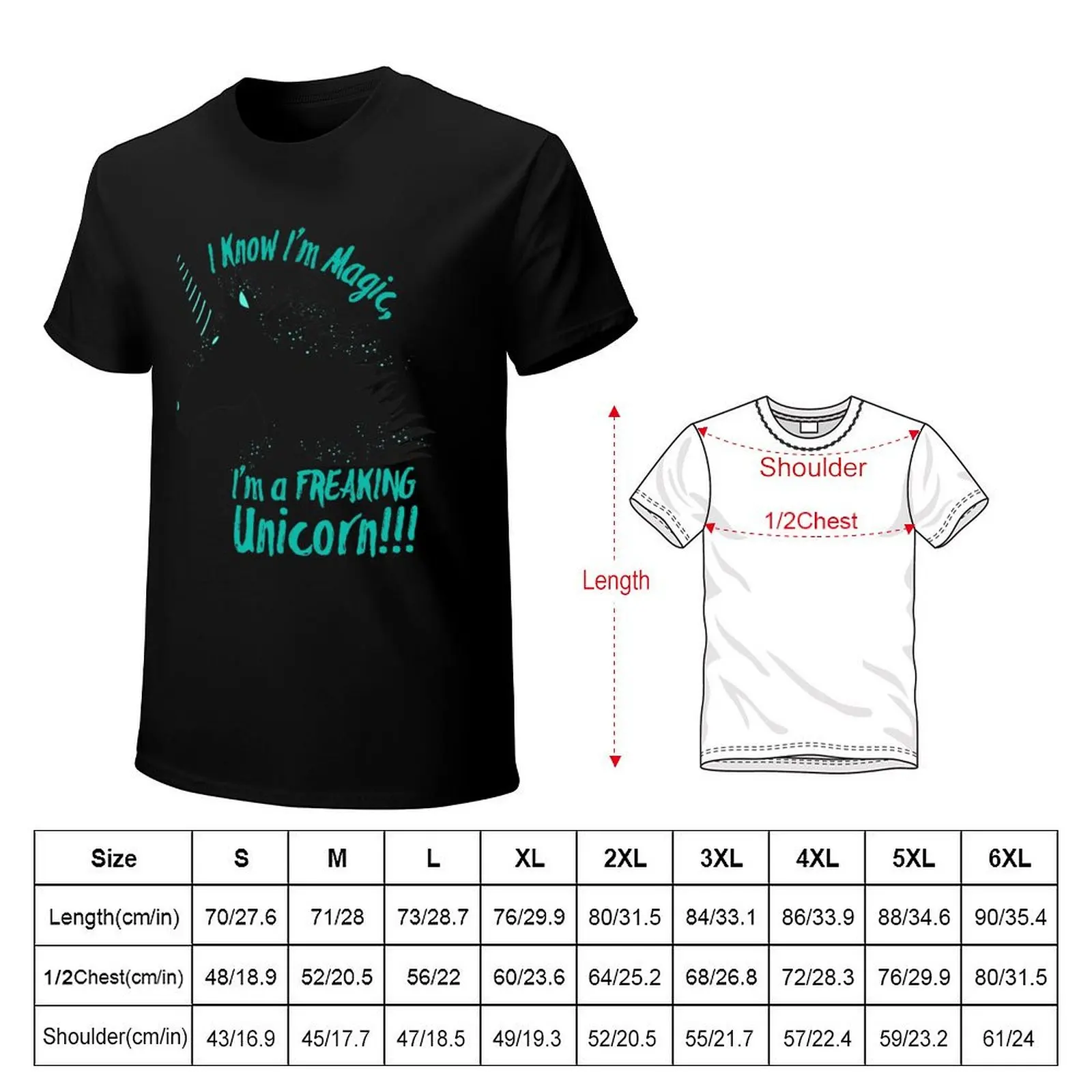 I'm A Freaking Unicorn! T-Shirt Festival Short Sleeve T-Shirt