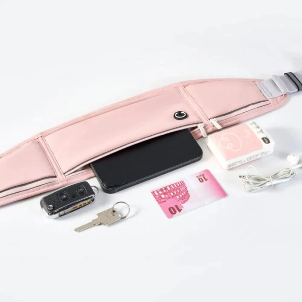 Three-section Running Waist Bags Breathable Multi-function Marathon Running Bag Waterproof Belt Bag Sports Phone Bag Sports