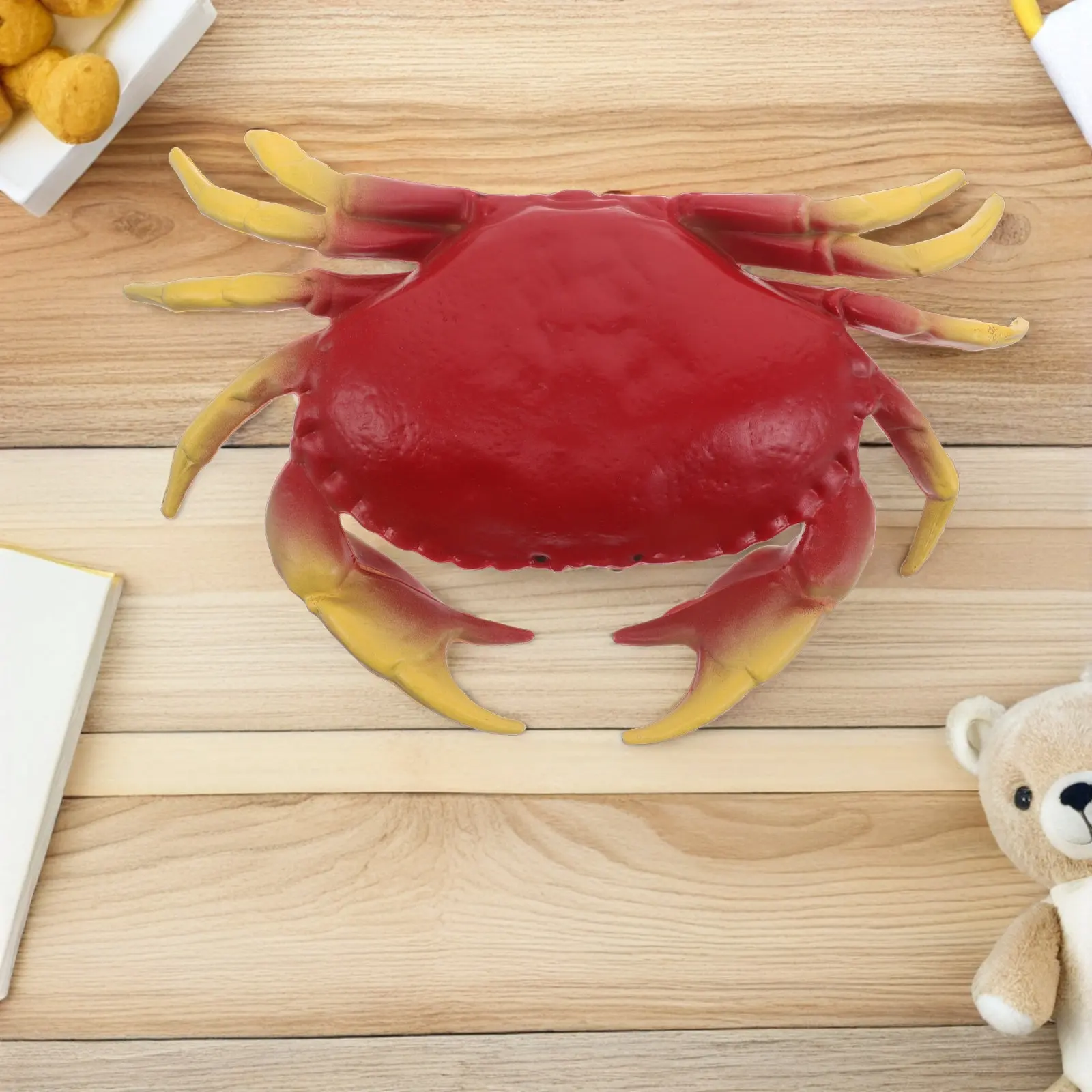 Realistic Crab Simulation Sea Animal Lifelike Imitation for Early Education Photography Decoration Ocean Creatures Display