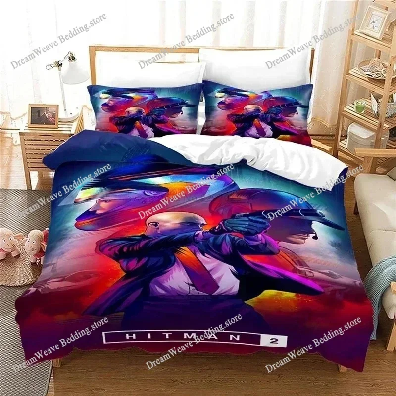 

Hitman Killer Bedding Set Single Twin Full Queen King Size Bed Set Aldult Kid Bedroom Duvetcover Sets Bed Sheet Set 2025963963