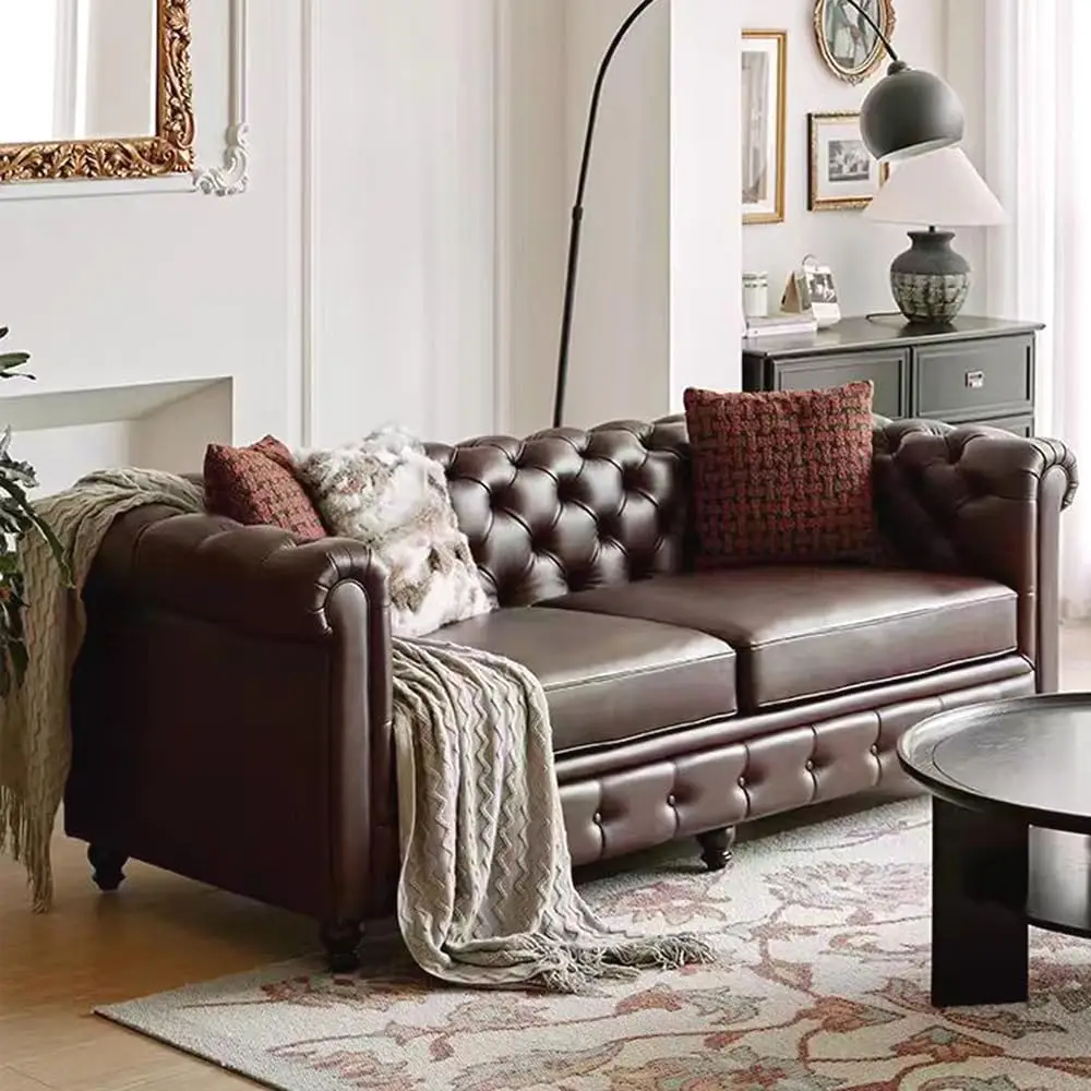 4 Inch Wooden Furniture Legs Set of 4 Sofa Replacement Brown Solid Wood Furniture Feet for Armchair Couch Cabinet Dresser Ottoma