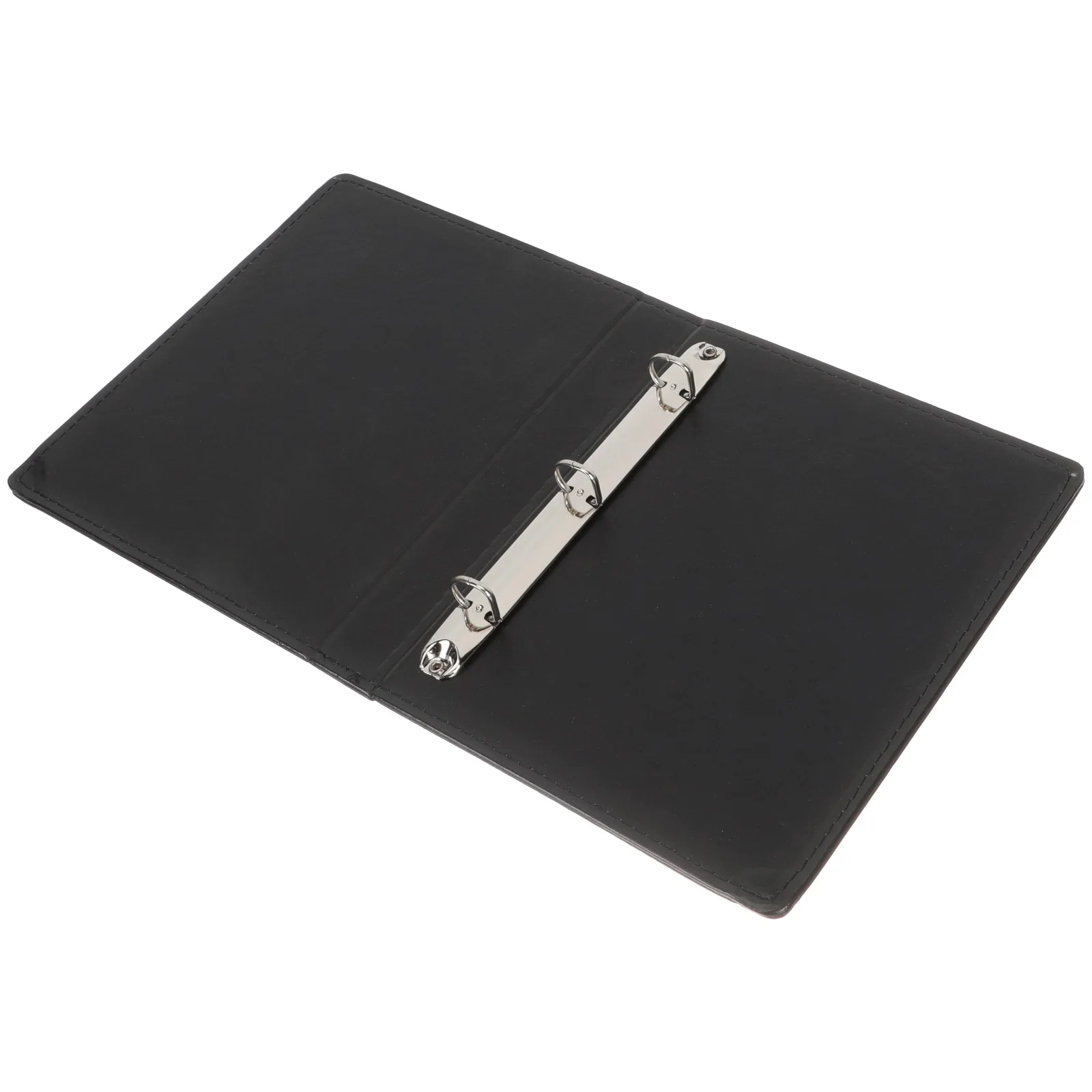 

PU Stamp Collecting Album A5 Black Binder Coin Collection Book Postcard Holder Lightweight Reusable Premium Material
