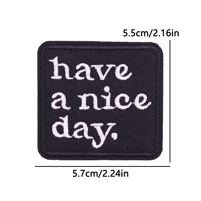 Witziger Slogan-Aufnäher zum Aufbügeln mit optimistischen Zitaten für Kleidung, Jacken, Hüte, positive Vibes, humorvolle Lifestyle-Dekoration – Detail 9