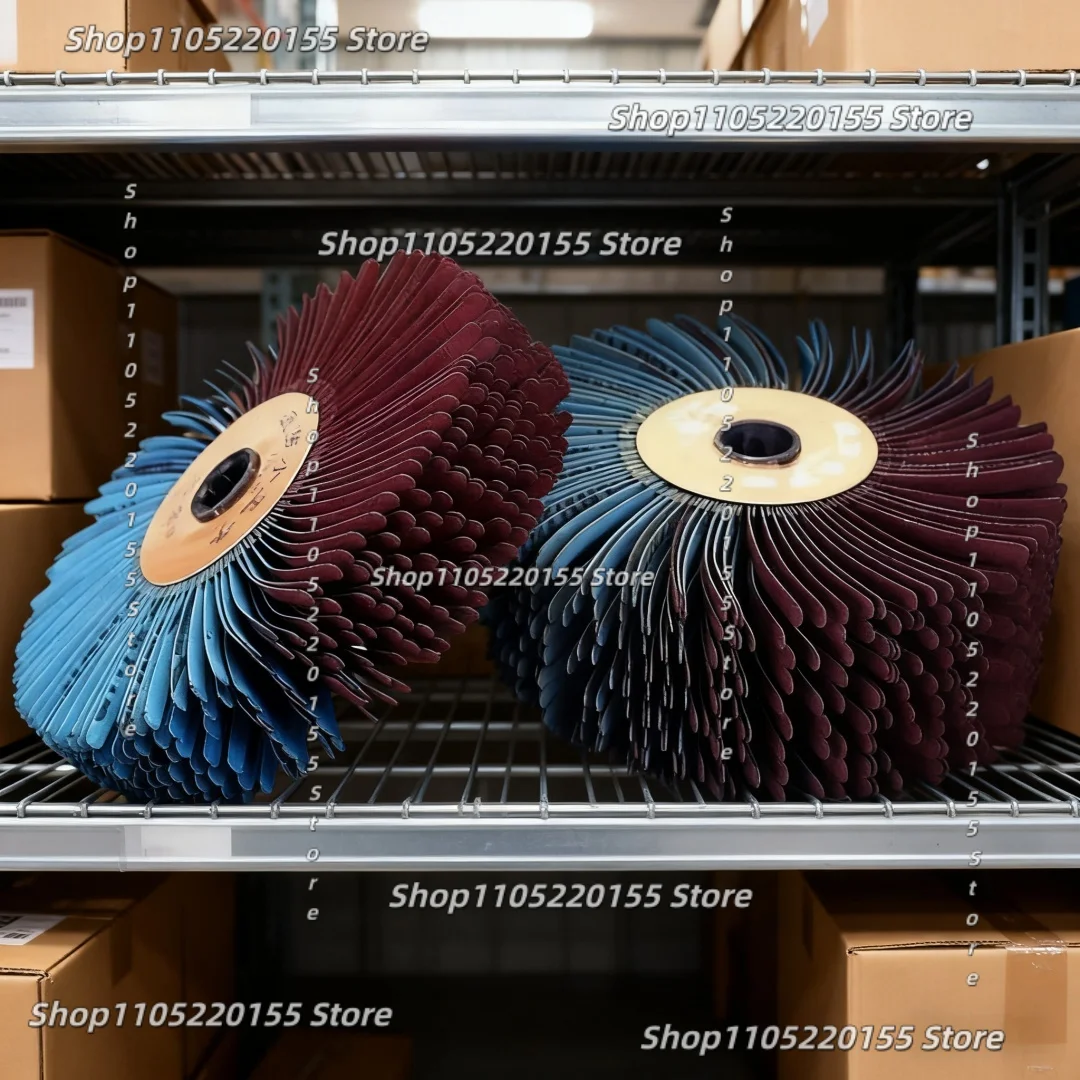 1pcs Sanding Cloth Polishing Abrasives Wire Drum Wood Brush Drill Woodworking Buffing Grinding Carving Head Wheel Grit80~600
