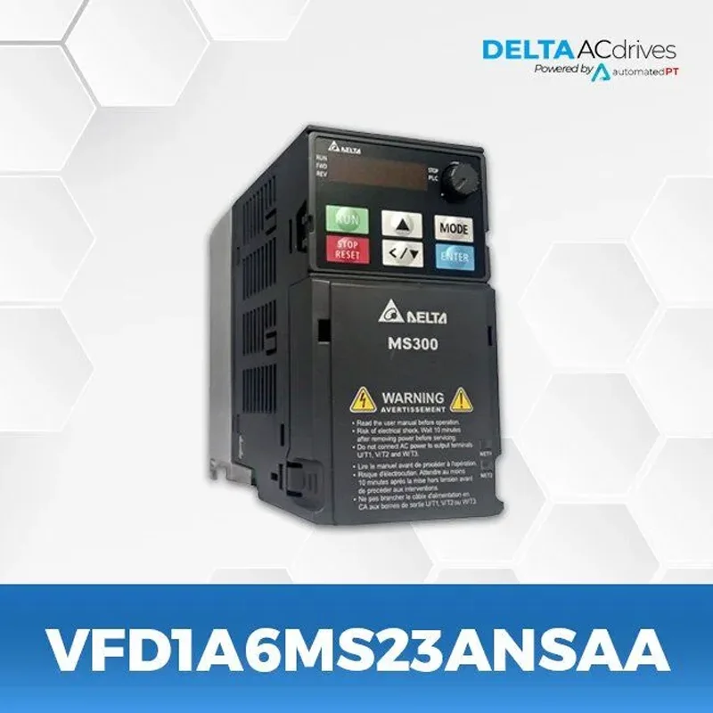 Delta VFD1A6MS23ANSAA MS300 Series Drive 100% 230 V original frequency inverter motor speed controller