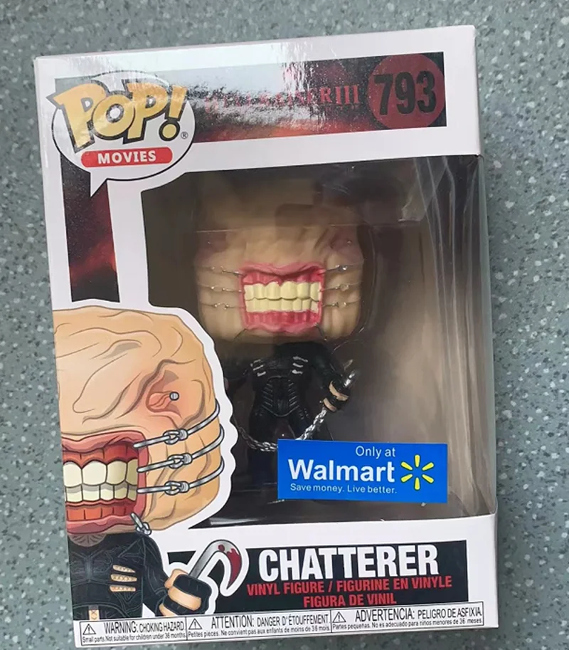 FUNKO POP Películas de Terror Hellraiser CHATTERER # 793 Figuras de Acción Coleccionables para Fans, Juguetes Únicos, Regalos