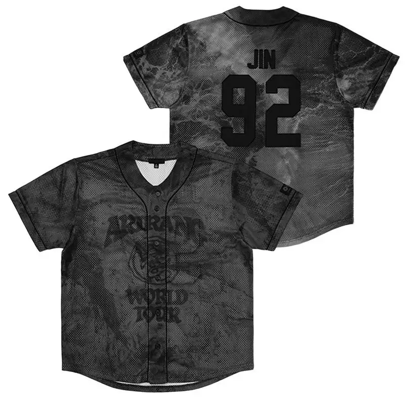 Neues Tour Kpop-Mitglieder-Design, Baseball-Trikot, für Kinder, Erwachsene, Männer und Frauen, lässiges T-Shirt, Sportbekleidung für Jungen und Mädchen, Street-Fashion-Oberteil. – Detail 6