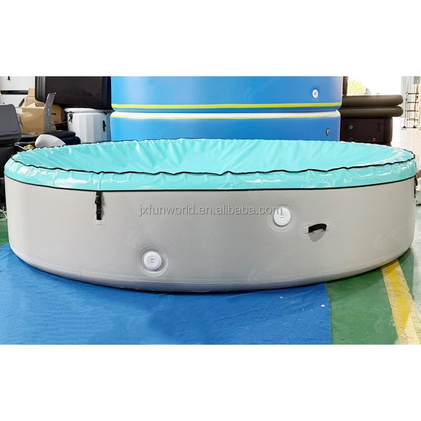 Above Ground Pool Set Round Inflatable Swim Pool With Pvc Cover Perfect Pool Portable Swimming Use