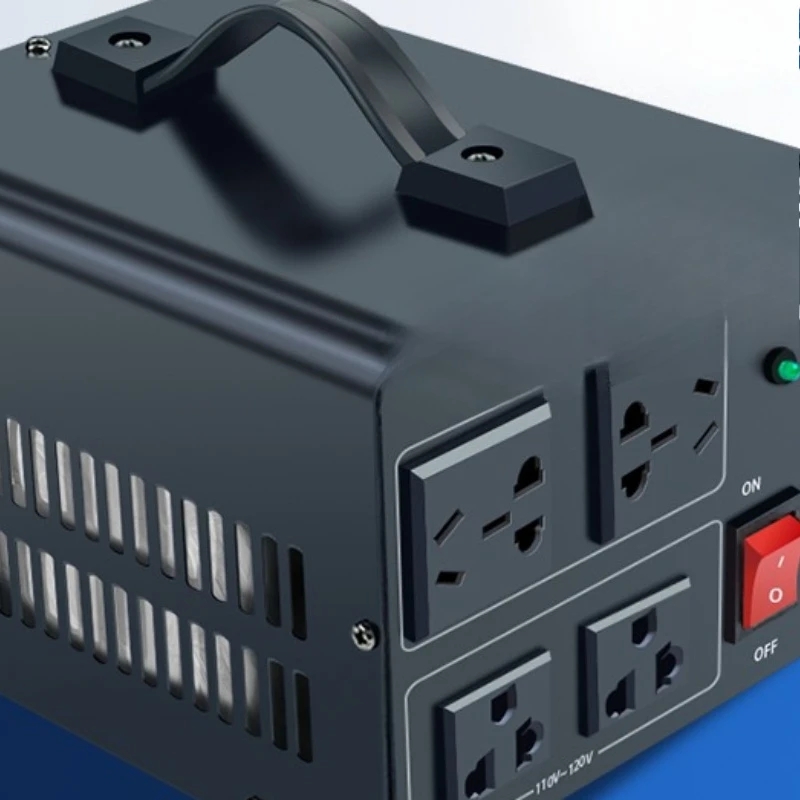 Transformador bidireccional de 220V a 110v Japón 100v EE. UU. 120v Taiwán convertidor de voltaje de fuente de alimentación de alta potencia