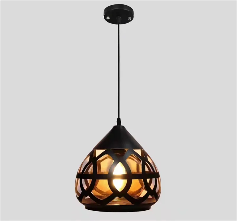 

Newest Design Mililist Style Black Color Home Decorative Pendant Lighting Artistic Chandelier Lights