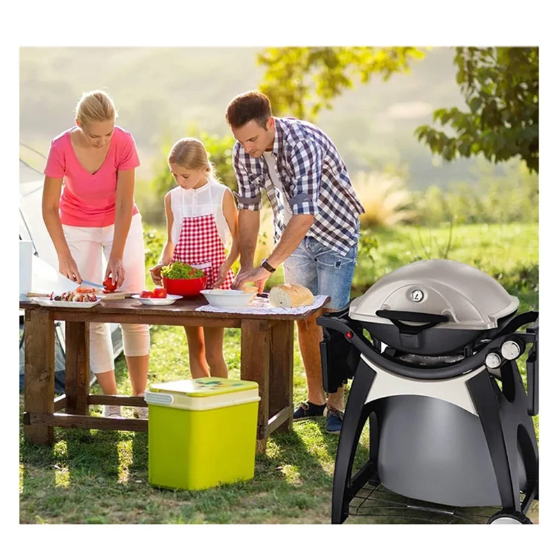 63788 مجموعة الشاعل لـ Weber Q320 2008 & Q3200 2014 سلسلة شوايات الغاز 80452 60092 زر الضغط الإشعال، مجموعات الشواية-AT64