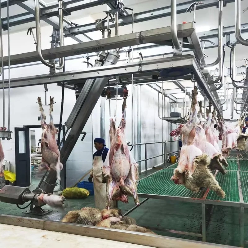 Complete cattle and sheep slaughterhouse butcher equipment for goat slaughter machines in meat processing plants