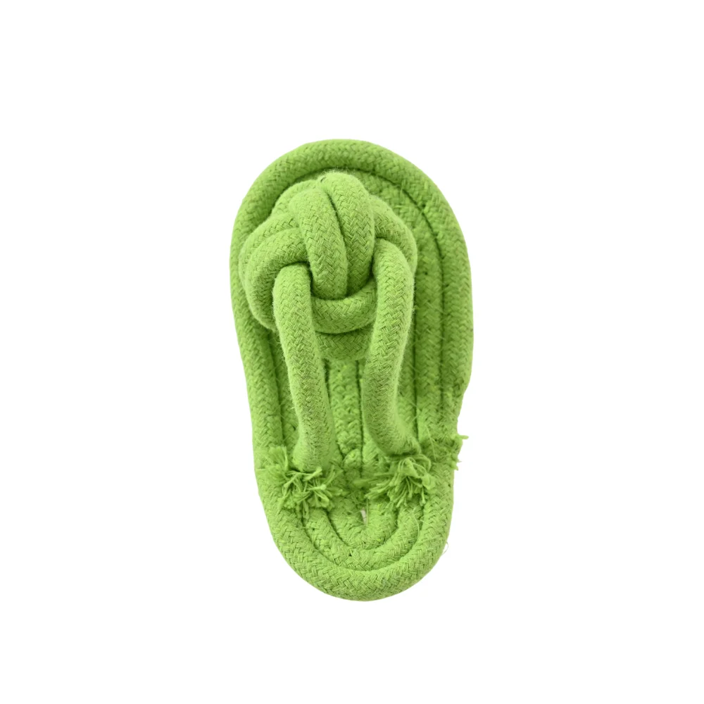 40PCS/Carton  Dog Rope Chew Toy Slipper Shape Cotton Rope Teeth Cleaning Bite Resistant Interactive Puppy Toy Wholesale
