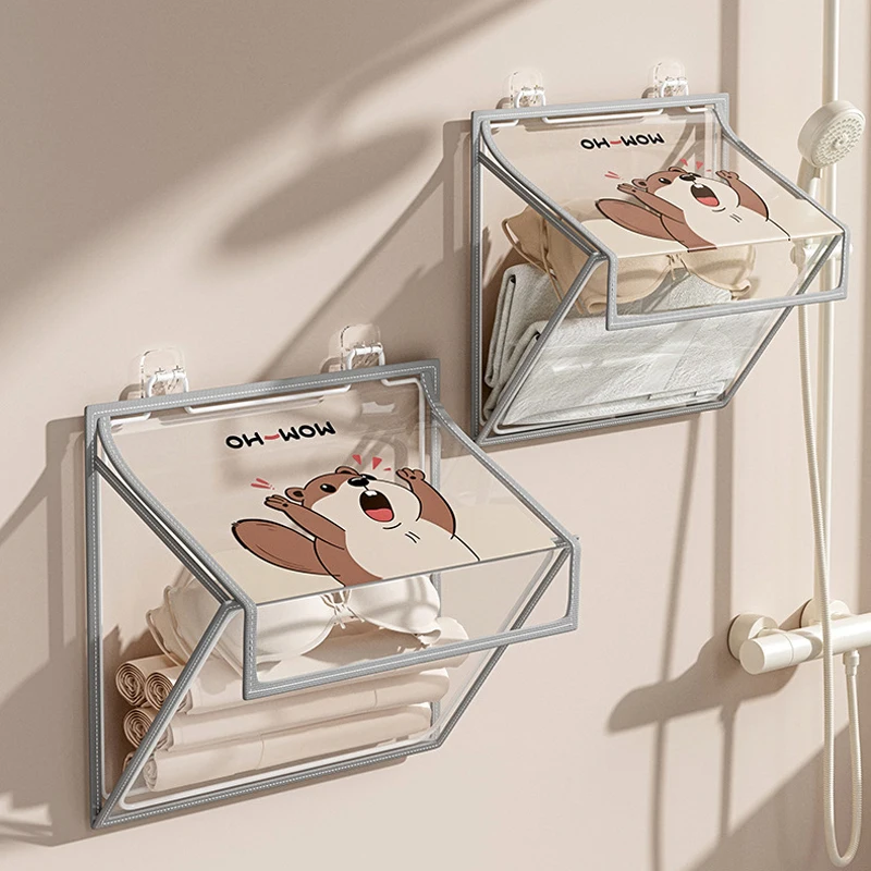 

Bathroom clothes storage solution - waterproof bag for towels and bath towels