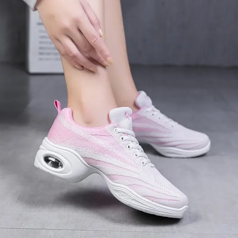 Designer Jazz Dance Shoes for Woman Sneakers Zapatos Hip Hop Women's Dancing Shoes Ladies Modern Sports Casual Zapatos Mujer