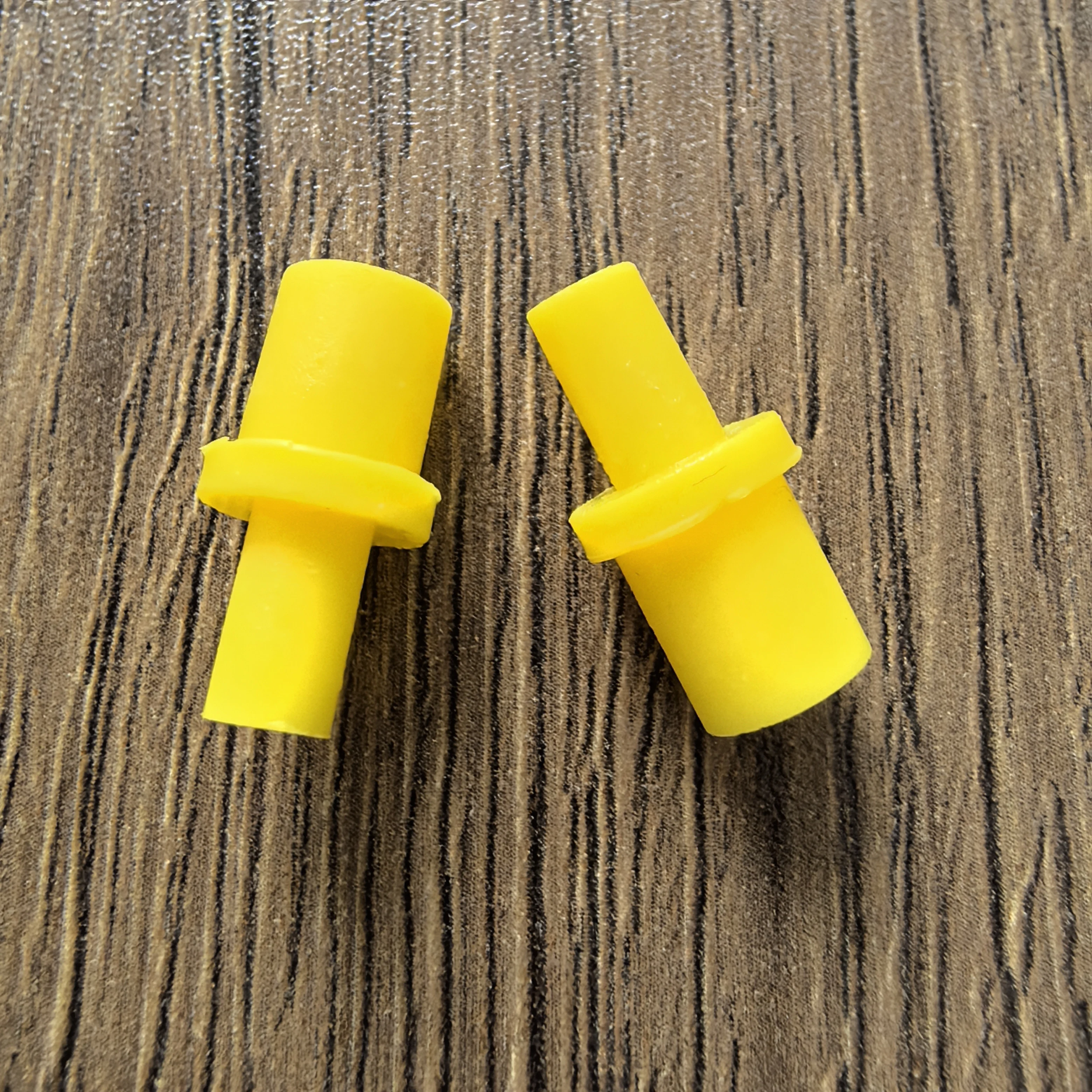 20PCS Syringe Silicone Soft Yellow Pumping Air Hollow Joint Part Rubber Connector Ciss Inkjet Cartridge Cleaning Clean Tool