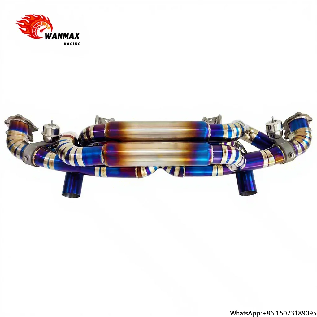 

High Performance Titanium Exhaust Headers & Front Pipes for 2020 718 Boxster - Complete Upgraded Manifold System