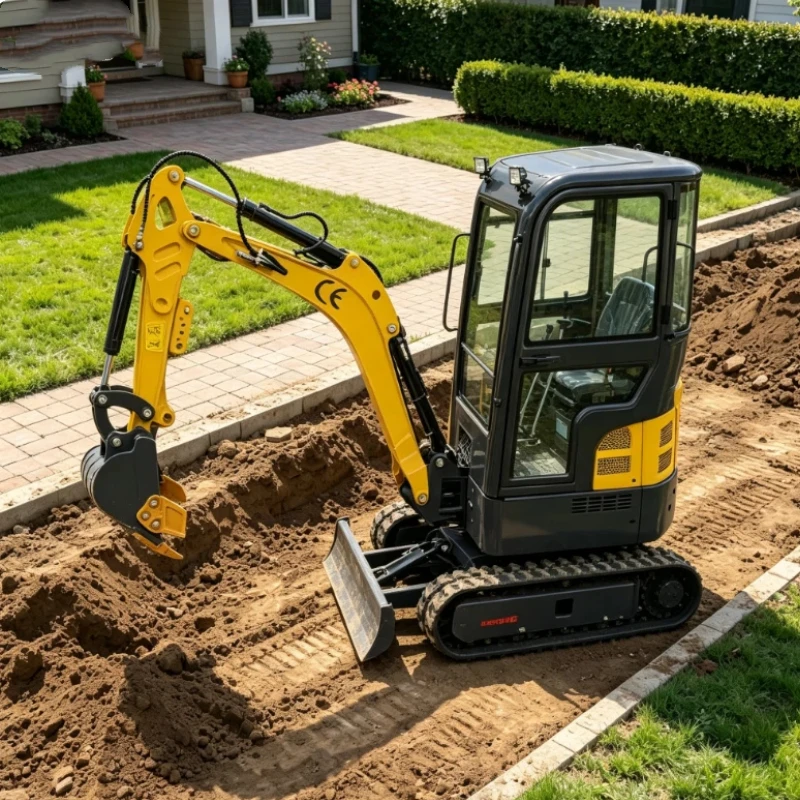 Factory Supply Multi functional Mini Excavator Durable Hydraulic Digger Customized For Agricultural And Small Construction view 5