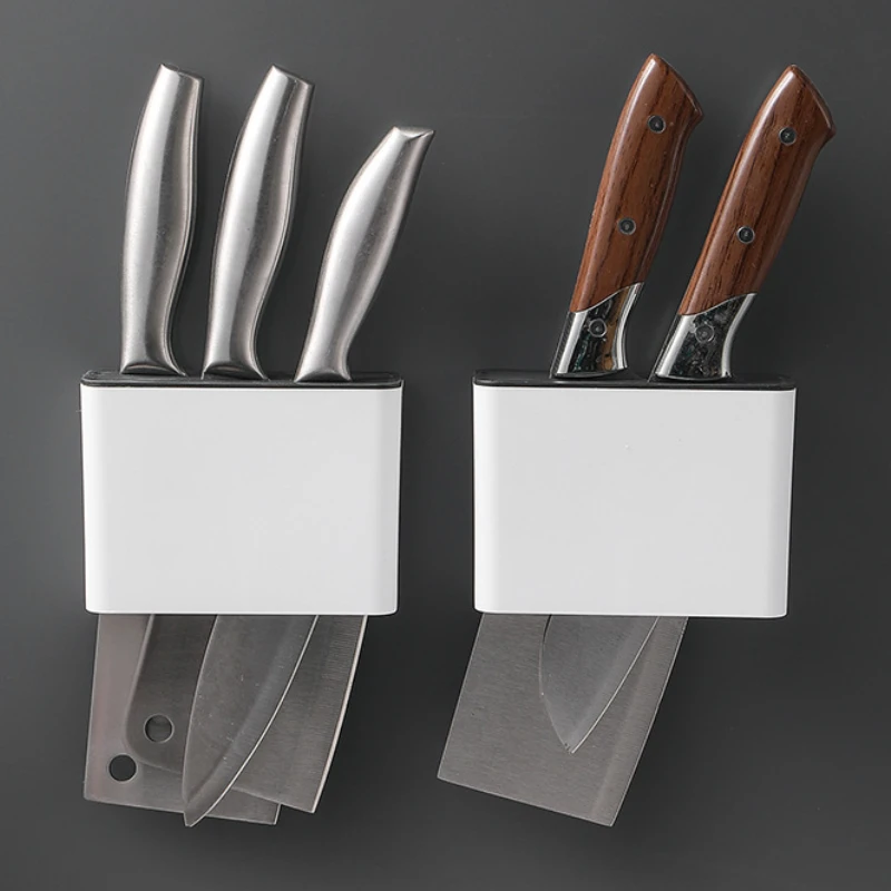 

Kitchen Knife Holder Wall Mounted Multifunctional Knife Holder Home Cutlery Wall Mounted Storage Rack Kitchen Cutlery Organizer