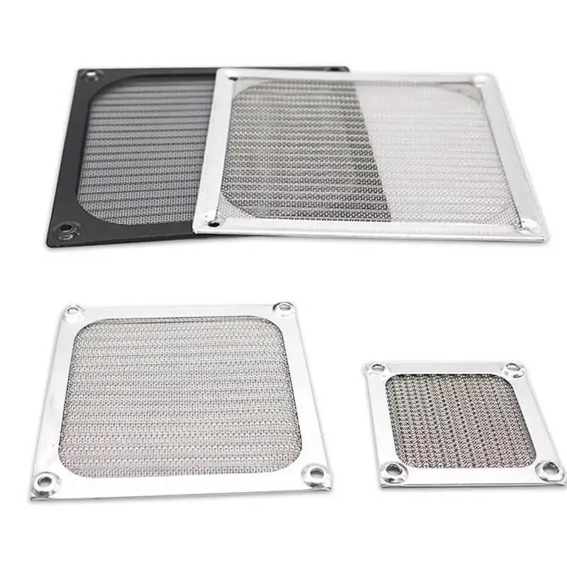 60mm 80mm 90mm 120mm PC Chassis Cooling Fan Dust Filter Magnet Dustproof Mesh Cover Computer Chassis Net Guard With Hole