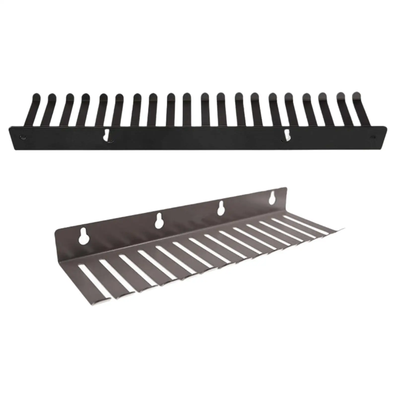 

Wall Mountable Cable Hanger and Organizer Steel Cable Rack with 14 Cable Slots