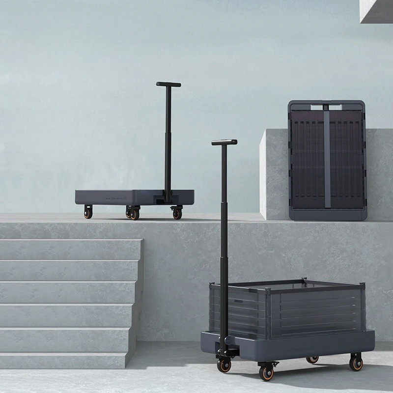 

Складная тележка для домашнего использования, для переезда, ручная тележка для покупок, тележка для кемпинга на открытом воздухе