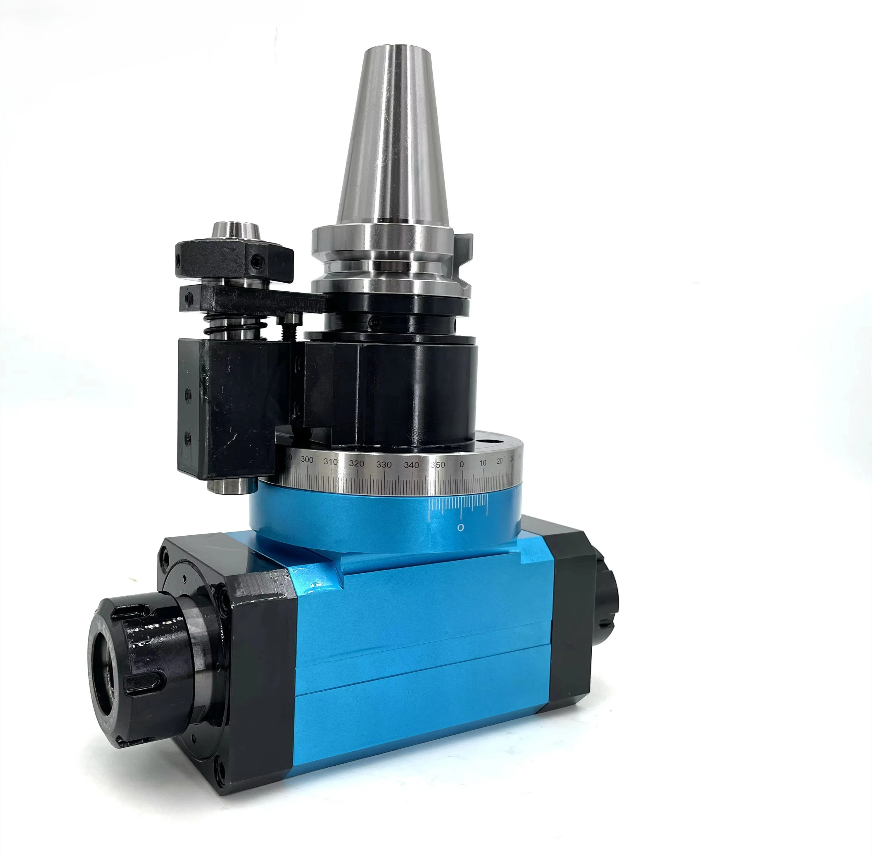 

2026 hot saleCNC Machining Center Dual Angle Head Bidirectional Output Side Milling BT40 BT50-90 Degree Right Angle Milling