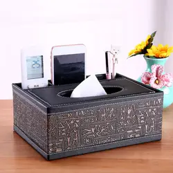 Storage Box Holder Organizer Home Desk Table Remote Control Phone Tissue Paper