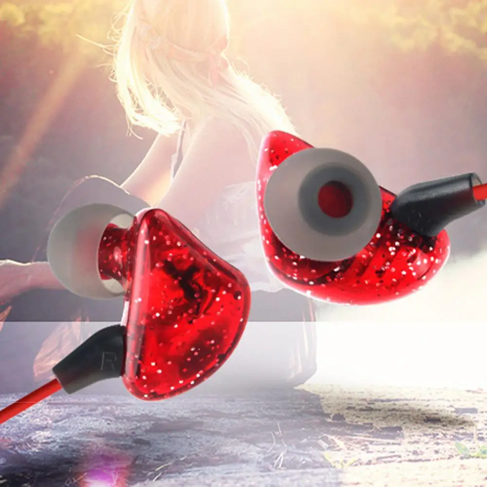 Wired Earphone In-ear HiFi Stereo Long Cable 3.5mm Plug Music Earbuds Monitoring Headphone for Live Broadcast