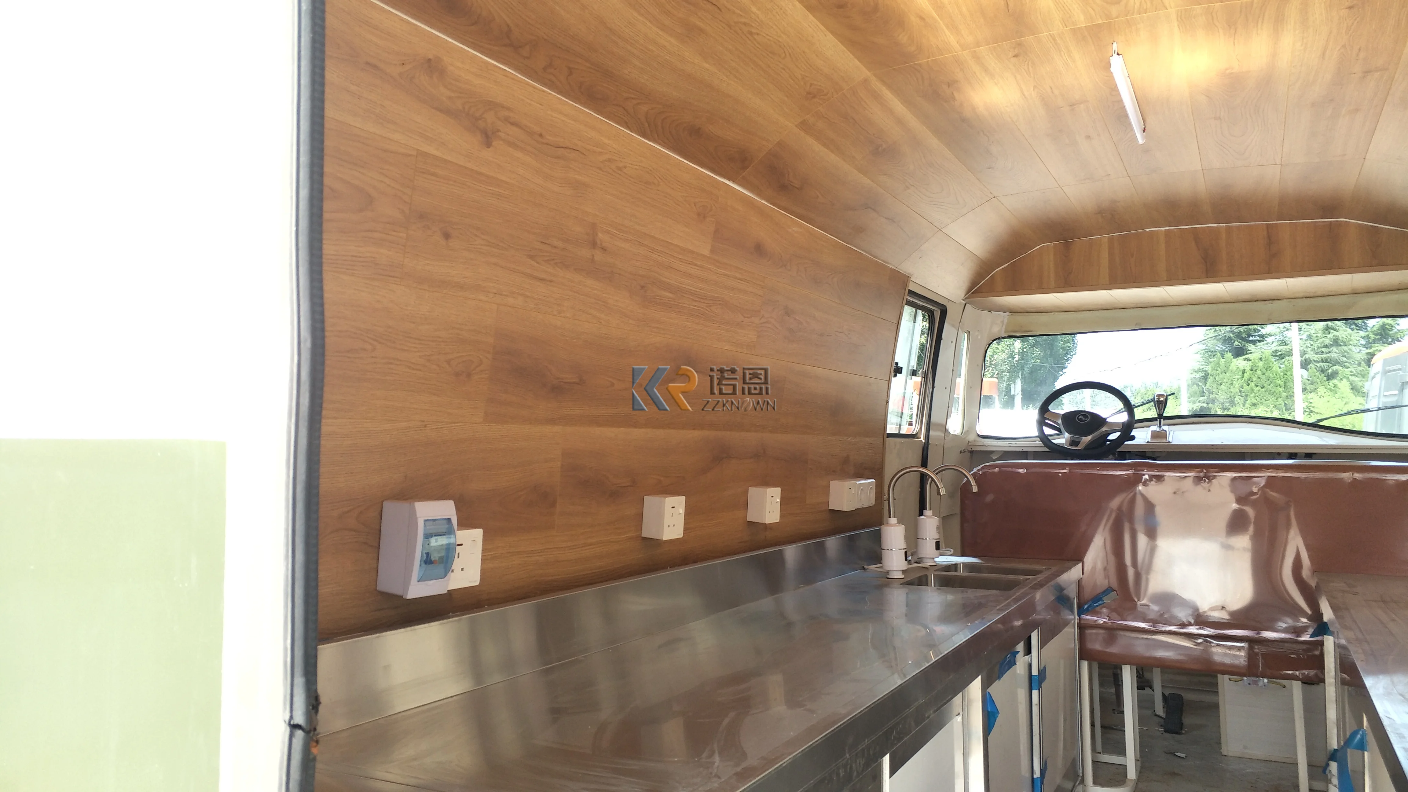 Novo design grande grande hy comida van caminhão de comida rápida campista carro rua móvel carrinho de comida para eua van com restaurante totalmente equipado