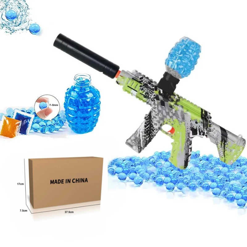 Electric Gun Toy Continuous Automatic Water Bullet Airsoft Guns Pistol Splatter Weapon Outdoor Game Cs Toy Guns For Adults Kids